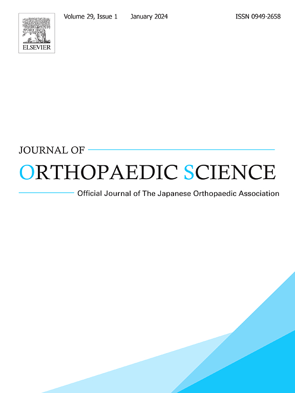 Go to journal home page - Journal of Orthopaedic Science